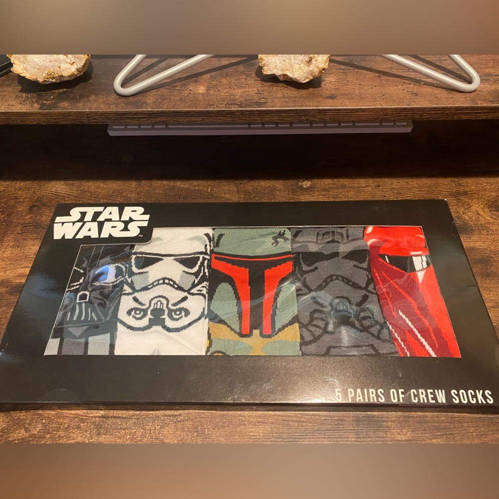 Star Wars Crew Socks - 5 Pairs - Brand new, never opened